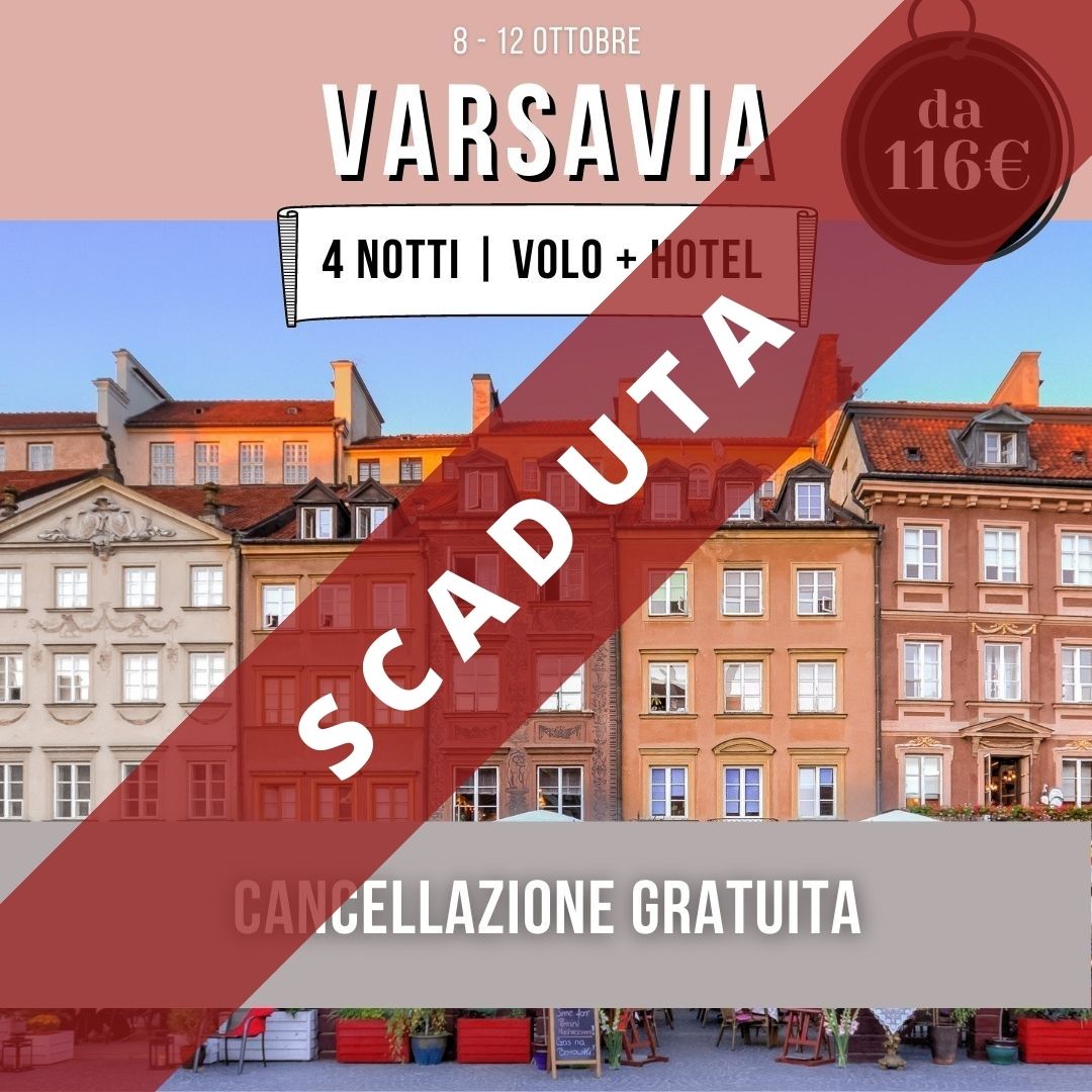 varsavia offerta volo + hotel