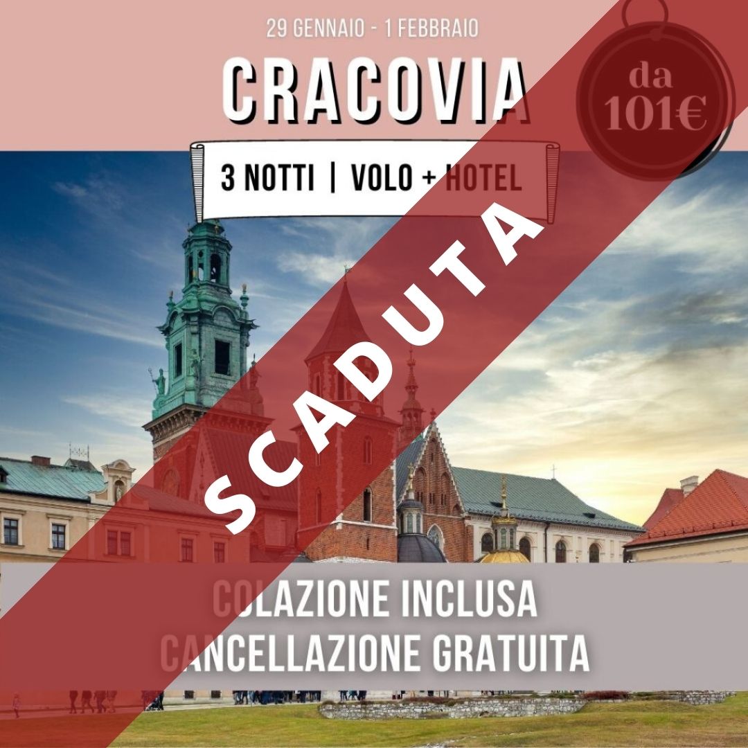 offerte-cracovia-2021-volo-hotel